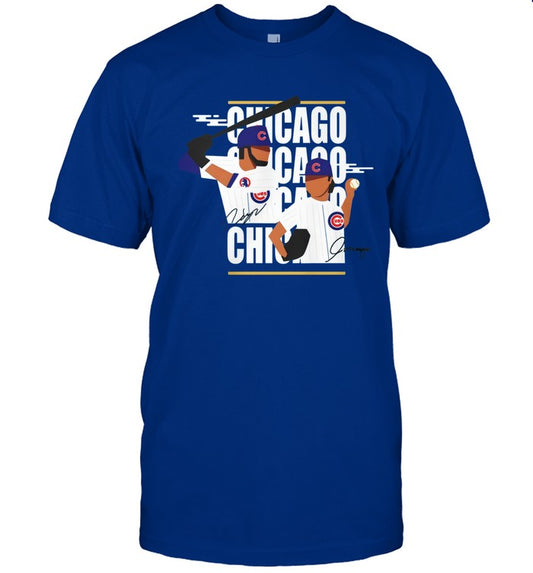 Seiya Suzuki And Shota Imanaga Signatures Chicago Cubs T-Shirt