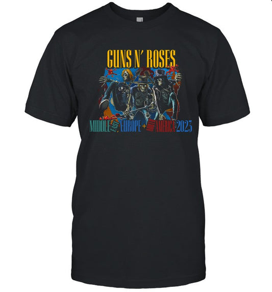 Limited Guns N Roses Tour Shirt 2023