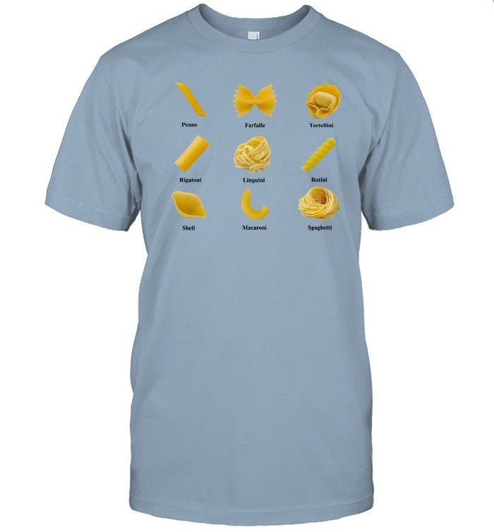 Shapes Of Pasta Funny Shirt