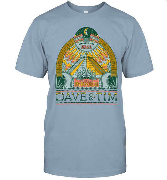 Dave Matthews And Tim Reynolds Rivierr Mayn, MX Jan 23-26 2025 Pyramid Limited T Shirt