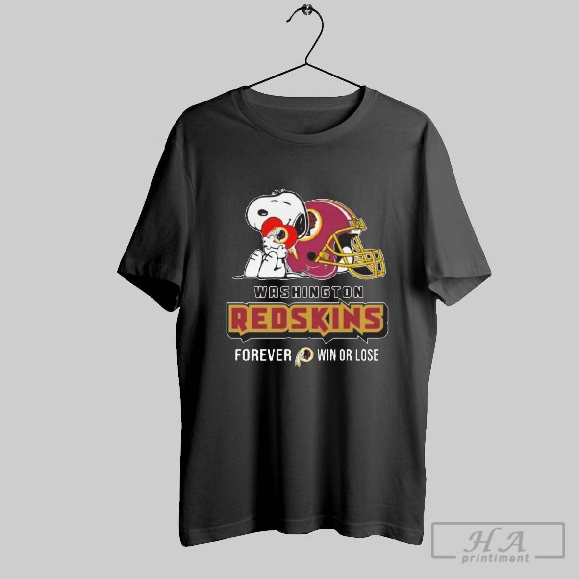 Snoopy Hug Washington Redskins Forever Win Or Lose 2025 Shirt