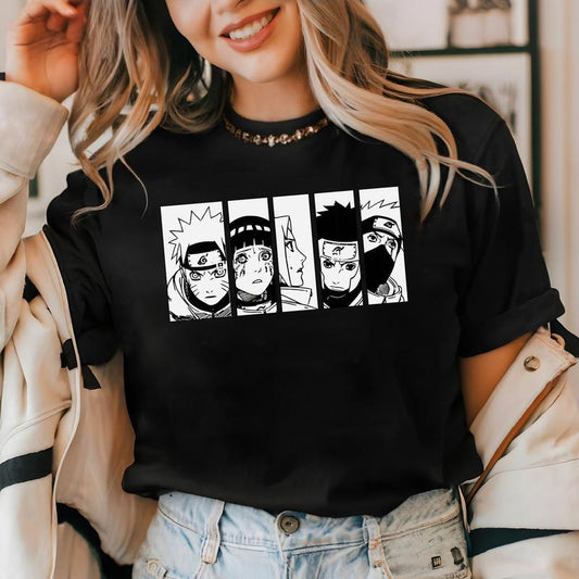 Naruto Uzumaki,Kakashi Hatake,Sasuke Uchiha,Naruto Shippuden,Anime Unisex Shirt