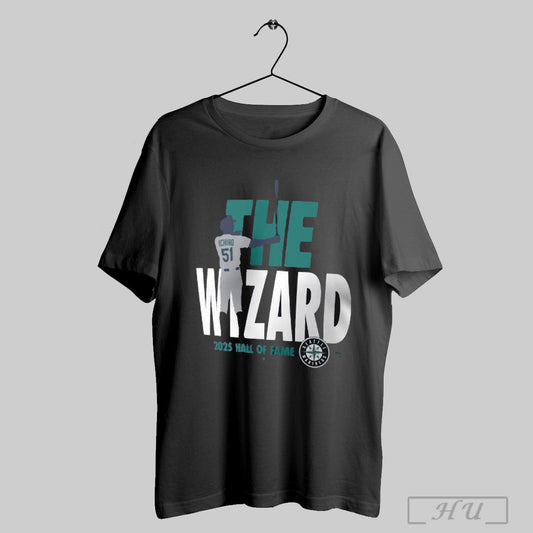 Seattle Mariners Ichiro Suzuki 2025 The Wizard National Baseball Hall Of Fame Legend T Shirt Sweatshirt Hoodies Poster