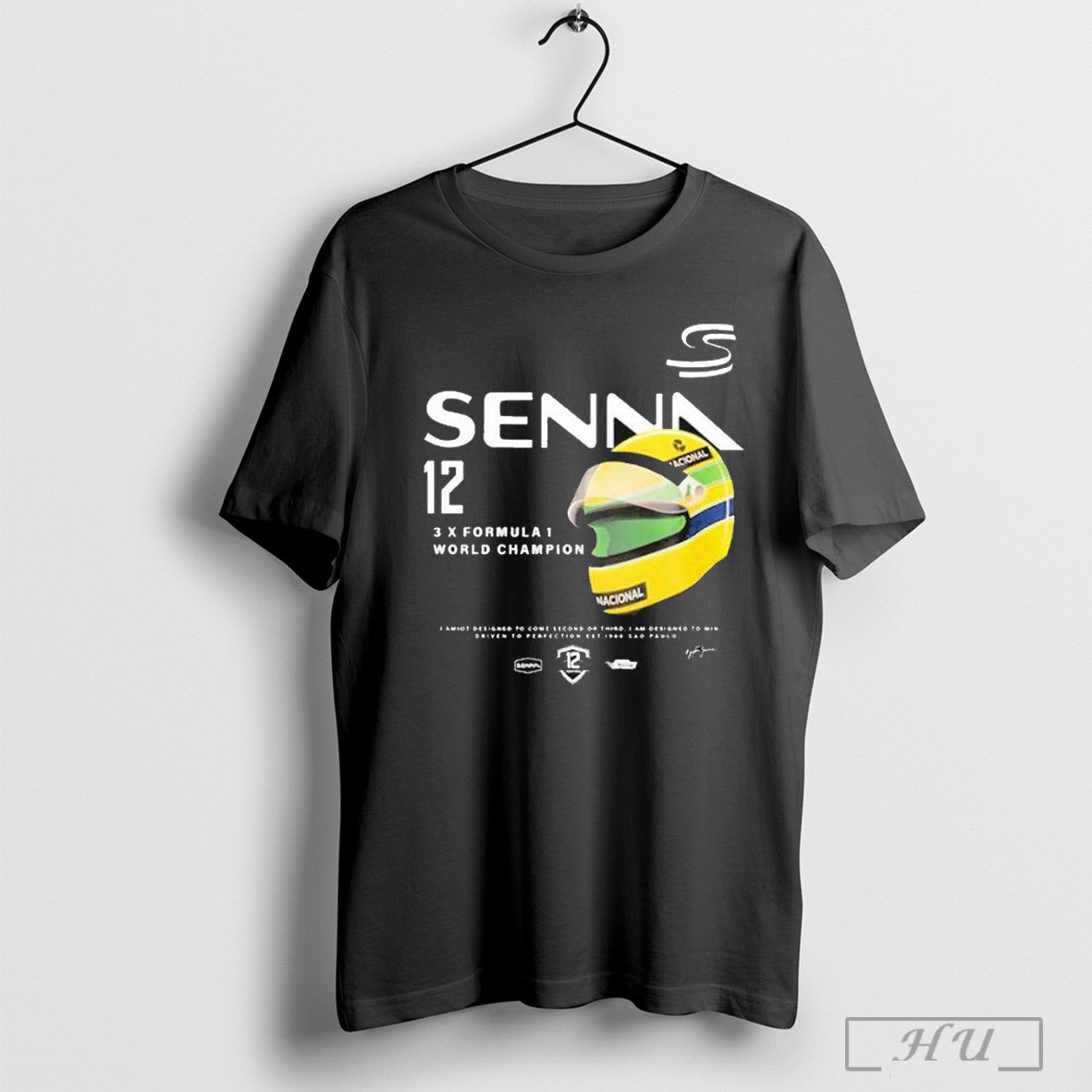 Senna 12 3x Formula 1 World Champions 2025 T Shirt