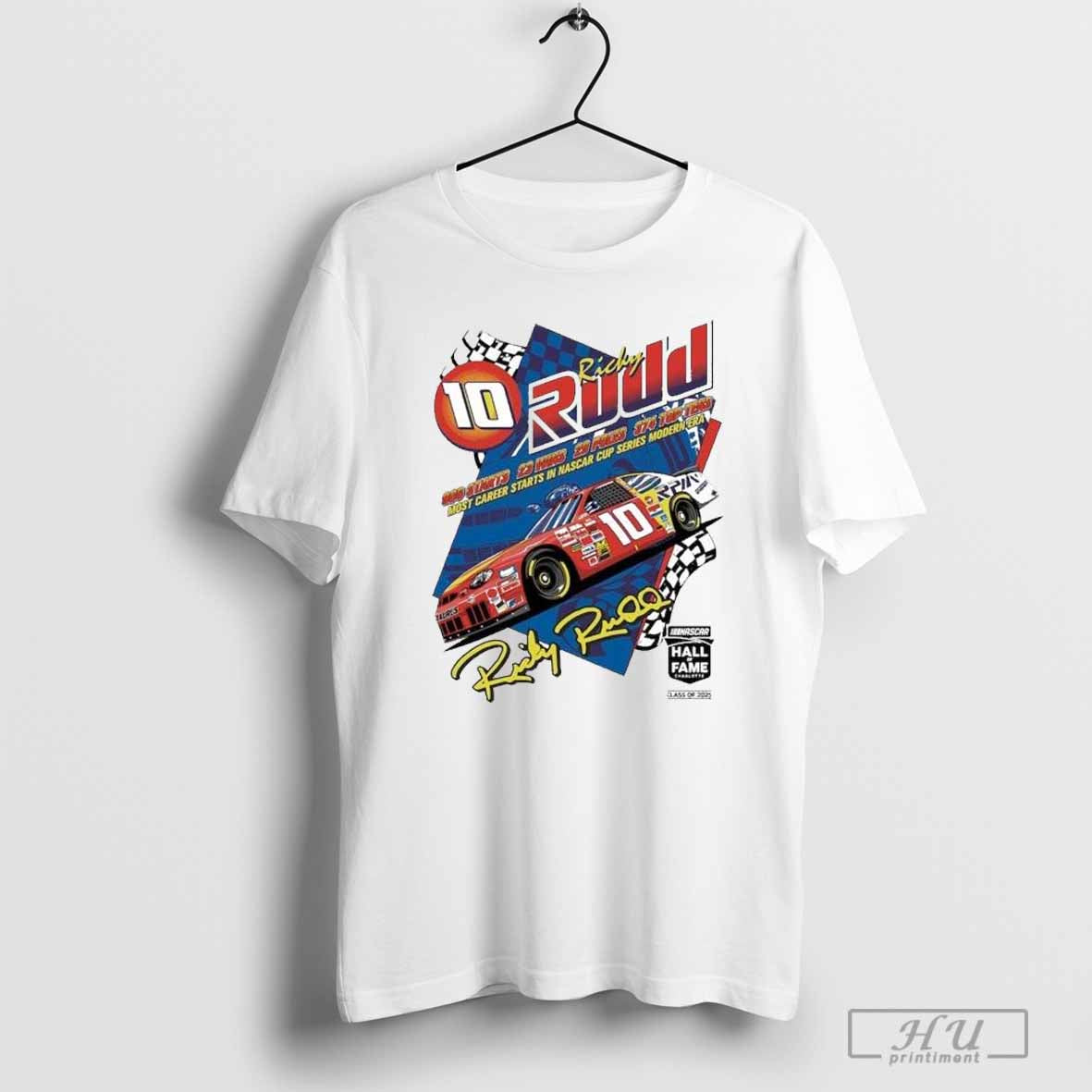 Ricky Rudd Nascar 2025 Hall Of Fame Inductee T-Shirt