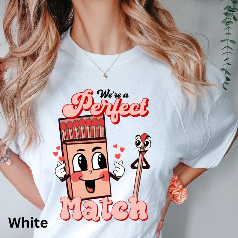 We are perfect match Valentine's Day tshirt, Cupid Wings Shirt -  XoXo tee  - iPrintasy Valentine tee - Comfort Color - Romance Graphic Tee