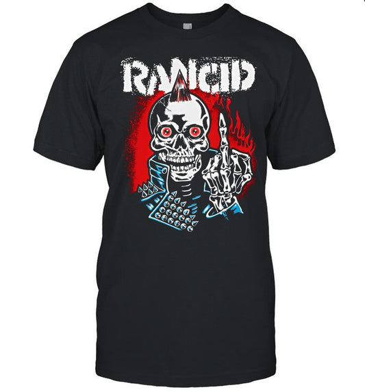 Rancid Middle Finger Tour 2024 Concert Shirt