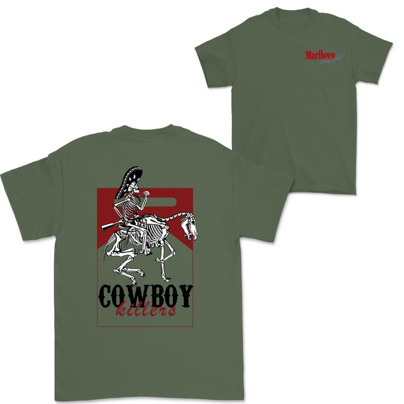 Vintage Marlboro Cowboy Wild West Shirt, Country Music, Cowboy Kille T-shirt Menswear Top