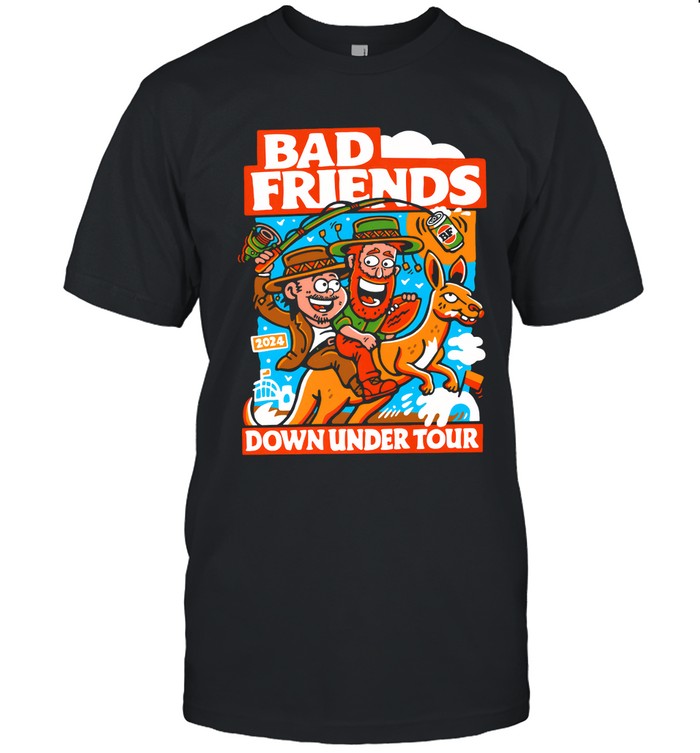 Bad Friends Down Under Tour November 2024 New T Shirt