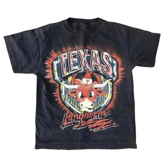 Vintage Texas Longhorns Shirt, University Of Texas At Austin Shirt, NCAA Fan Shirt, Full Color T-Shirt, Unisex T-Shirt, For Men, For Women