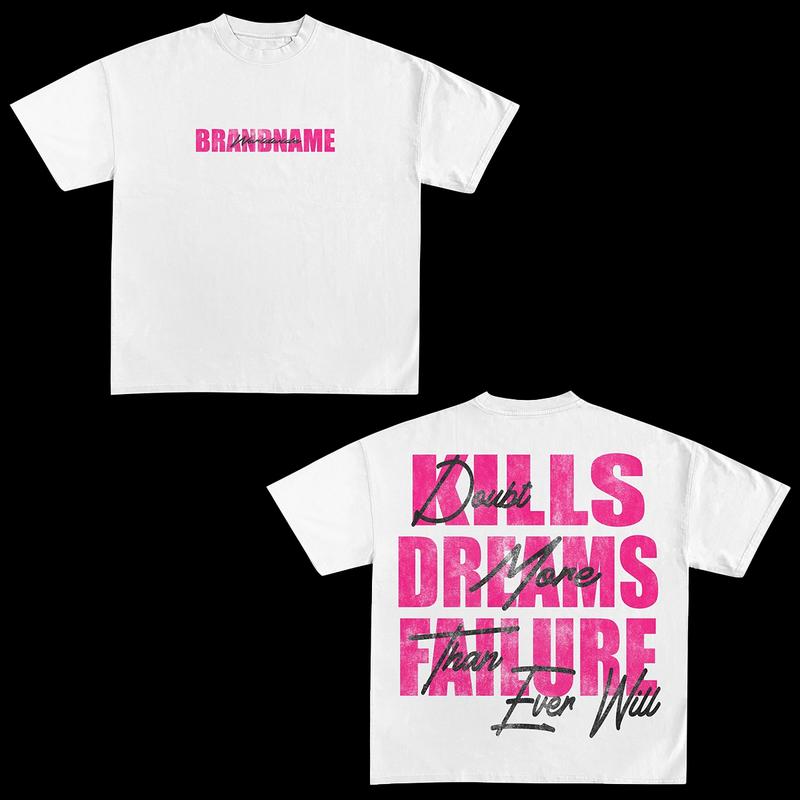 Y2K Graphic Doubt More Than Ever Will Personalize Printed Tshirt Casual Cotton