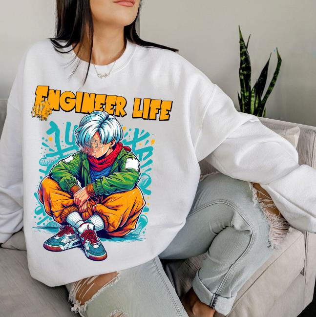 BuImaa Engineer life Sweatshirt Hoodie Shirt, Dr4gon b4ll Sweatshirt Hoodie Shirt, animee shirt