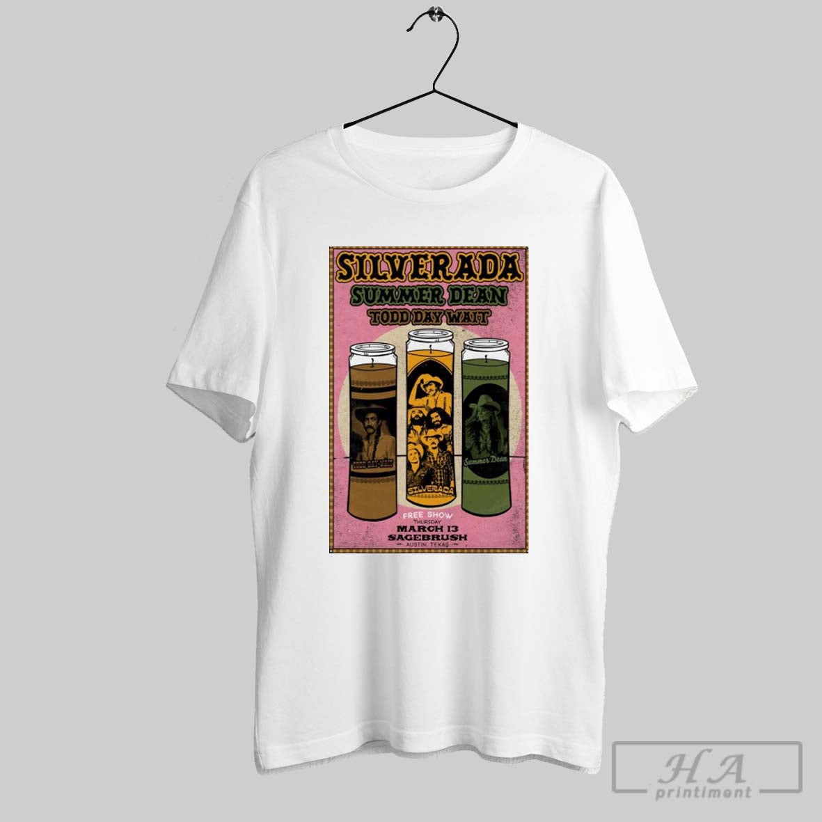 Poster Silverada March 13 2025 Sagebrush Austin Tx T Shirt
