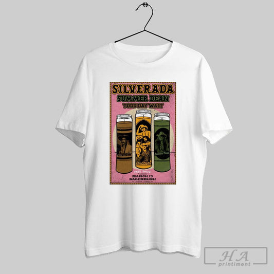 Poster Silverada March 13 2025 Sagebrush Austin Tx T Shirt