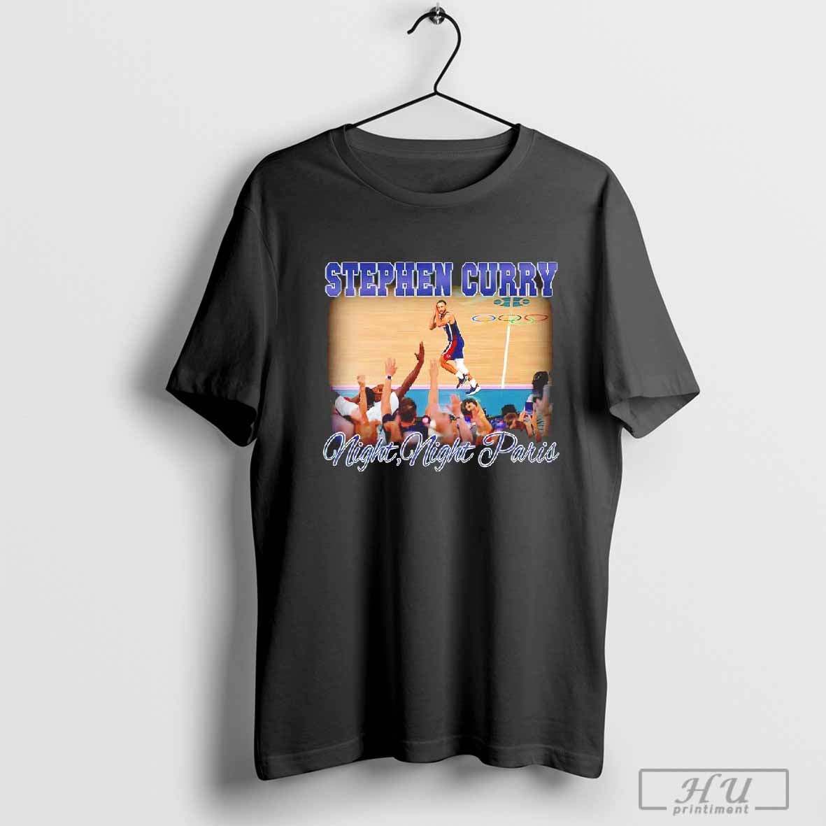 Stephen Curry night night Paris 2024 Olympics Trending T-shirt