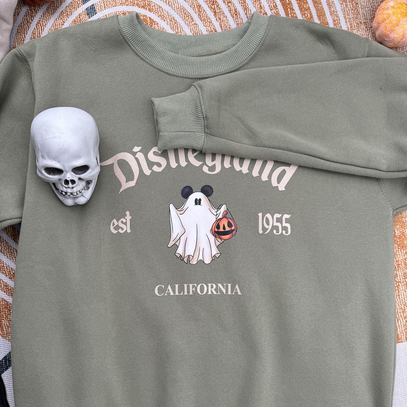 Halloween Magic Land Sweatshirt Hoodie, Cute Mickey Ghost Halloween Shirt, Funny Mickey Halloween Tees, Halloween 2024 Gifts