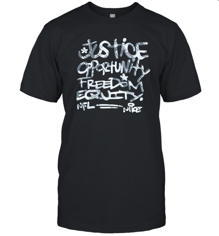 Justice Opportunity Equity Freedom Unisex T-Shirt