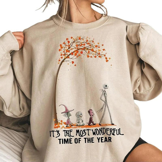 Halloween It's the Most Wonderful Time of the Year Sweatshirt Hoodie Tshirt, Cow Lovers Shirt, Halloween 2024 Gifts