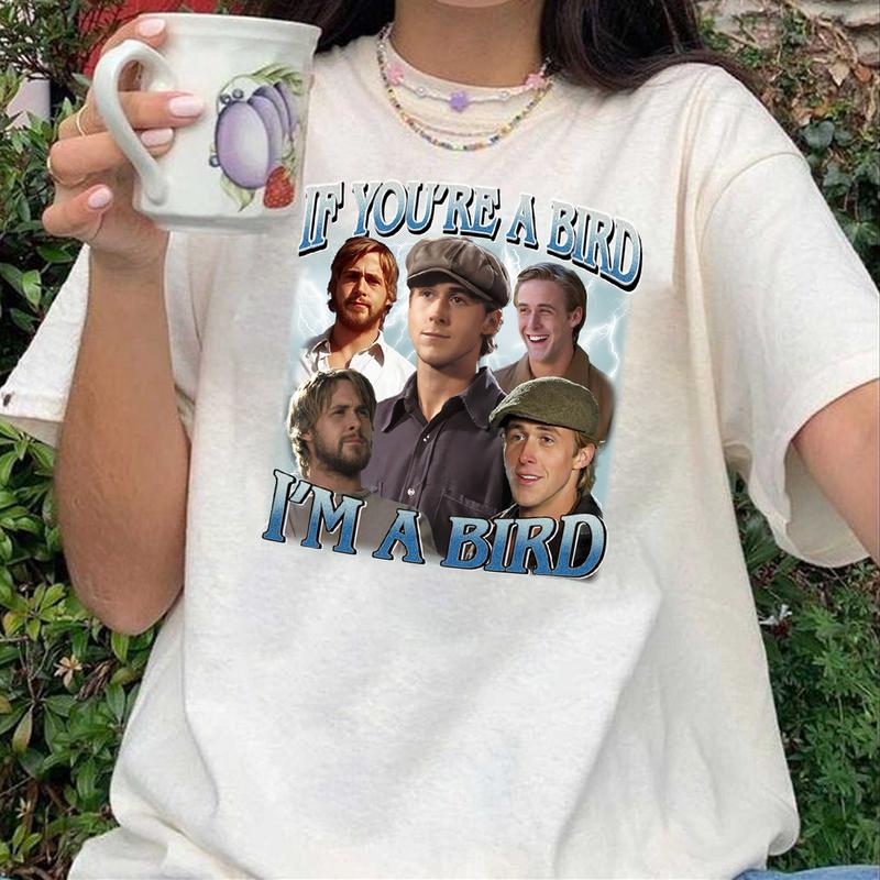 If You're A Bird, I'm A Bird Softstyle Vintage Shirt, Gift For Woman and Man Unisex T-Shirt