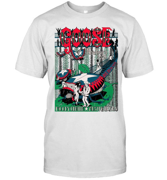Goose New Years 2025 At Moody Center, Austin Texas Show Tee