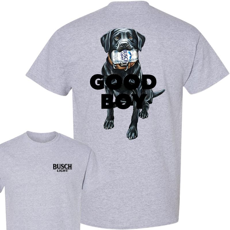 Busch Light Good Boy T-Shirt, Beer Lover Graphic T-Shirt, Full Color T-Shirt, For Men, For Women
