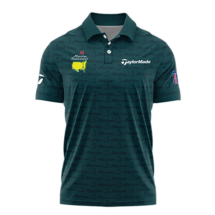 Pattern Dark Green Masters Tournament Taylor Made Polo Shirt Color Green Polo Shirt For Men