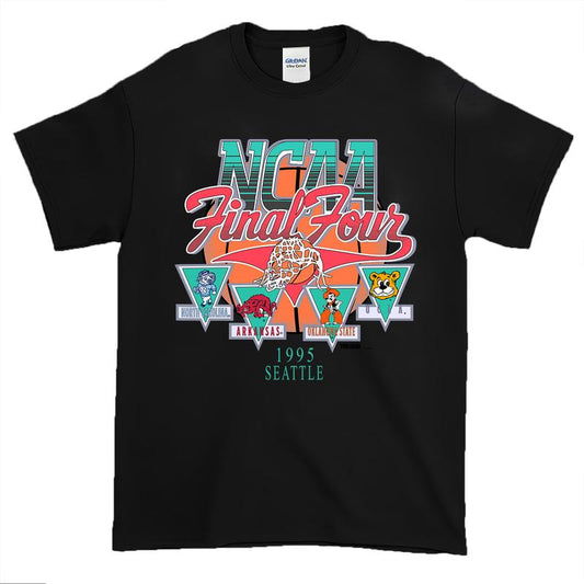 Vintage  1995 Rare NCAA Final Four Official Game Tee, Vintage graphic tee Classic Cotton Menswear Top  Hoodie