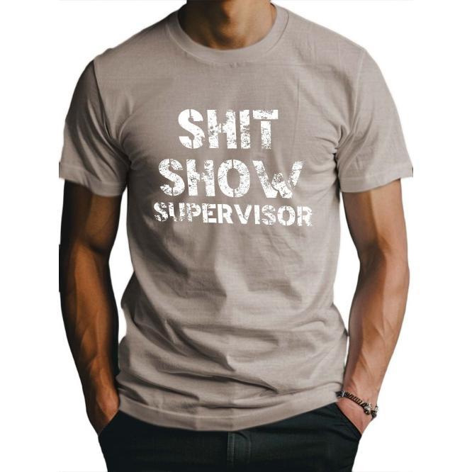 Mens Shit Show Graphic Tee - Moisture-Wicking, Comfort Fit for Active Lifestyle - Ideal for Casual Wear Made in USA