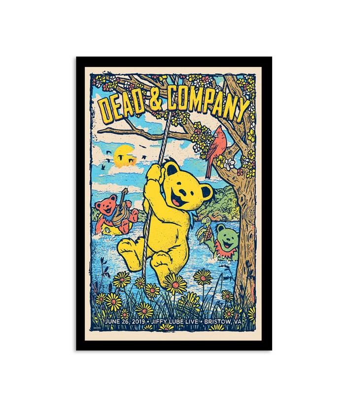 Dead And Company Summer Tour 2019 June 26 Jiffy Lube Live Bristow, VA Poster