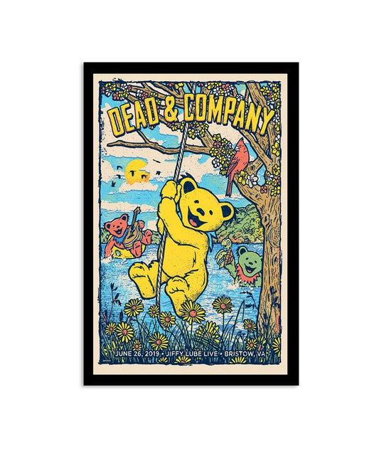 Dead And Company Summer Tour 2019 June 26 Jiffy Lube Live Bristow, VA Poster