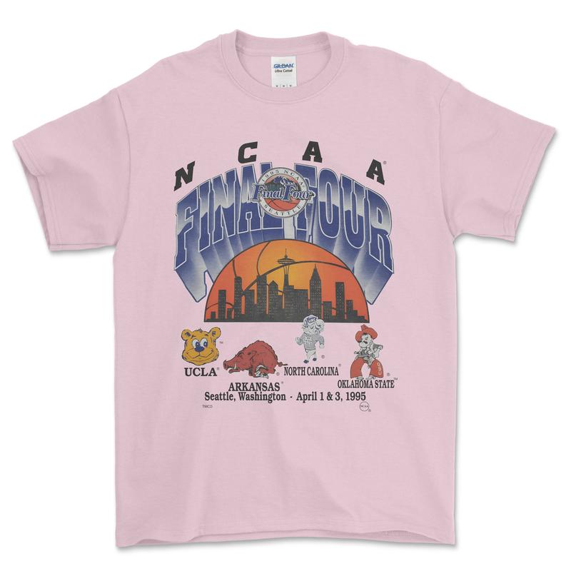 1995 NCAA Final Four T-Shirt, graphic vintage sports tees for men