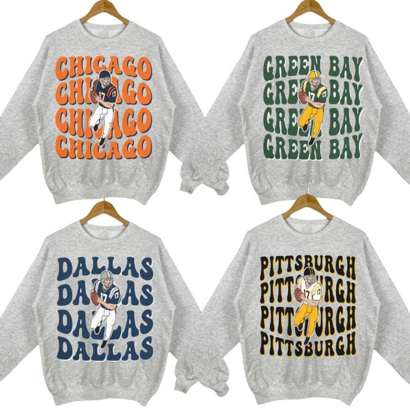 Vintage All Teams Football Unisex Shirt, Sport All Teams Sweatshirt, Vintage Football Crewneck, Football Retro Tshirt, Gildan Unisex Shirt