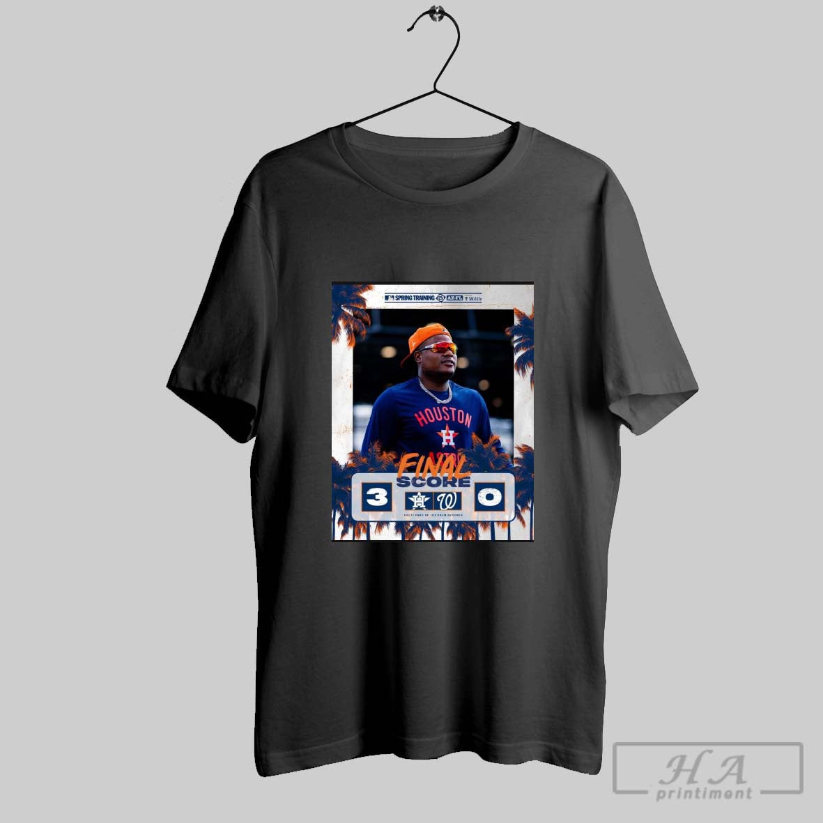 Poster Framber Valdez Houston Astros Win 3 0 Washington Nationals Final Score Mlb Spring Training 2025 T Shirt