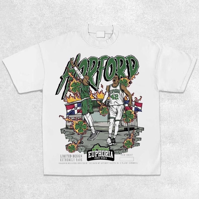 Al Horford Euphoria Planet Shirt, Basketball Shirt, Graphic T-shirt ,Gift For Women, Gift For Men, Fall tee Clothing Cotton