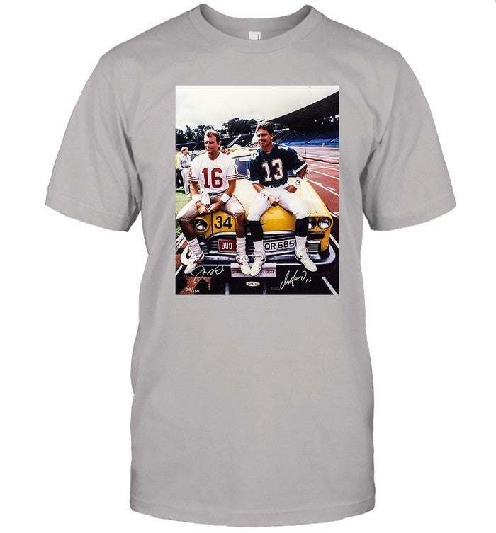 Joe Montana and Dan Marino Vintage Tee