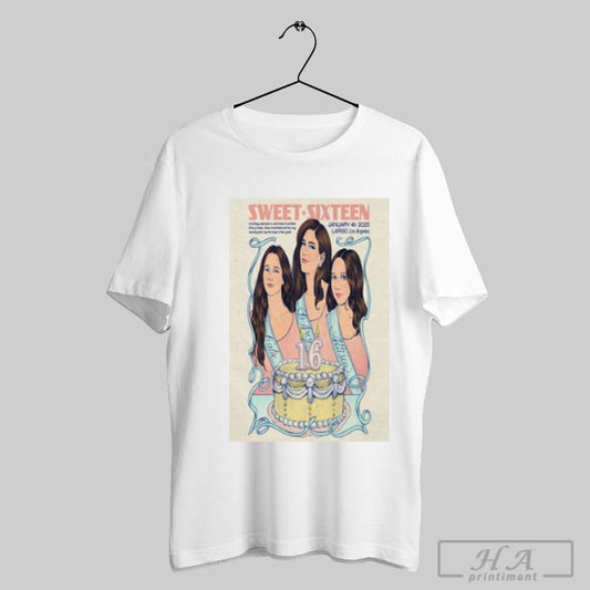 Sweet Sixteen Waxahatchee Largo At The Coronet Los Angeles Ca January 4 2025 Poster Shirt