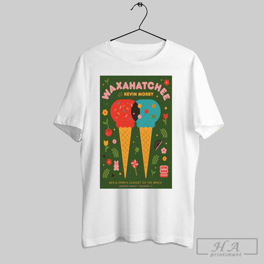 Poster Waxahatchee 6 23 2025 Shelburne Vt Ben And Jerrys Concert On The Green T Shirt