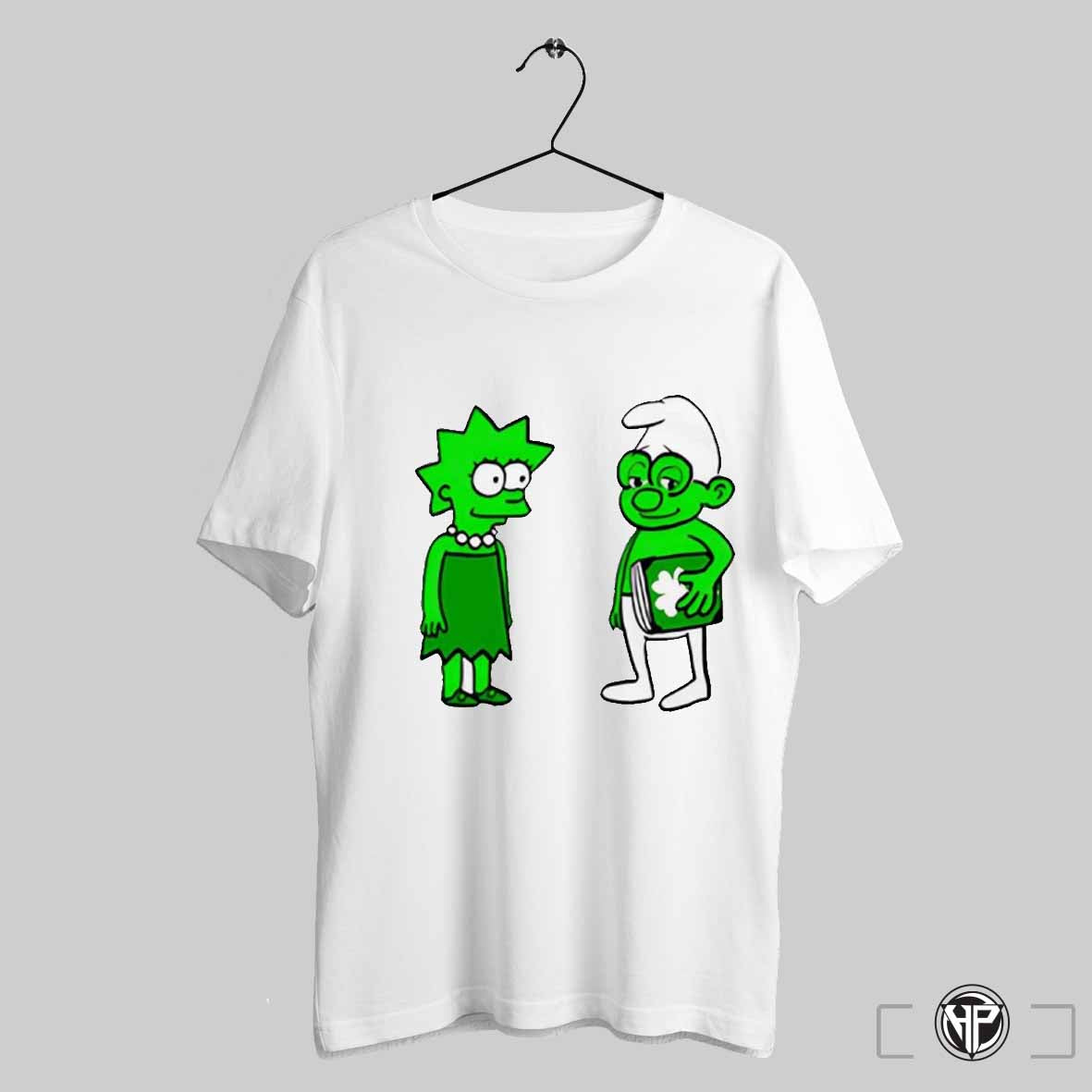 St Patricks Day The New Yorker Simpsons Smurf Shirt Trending Sweatshirt