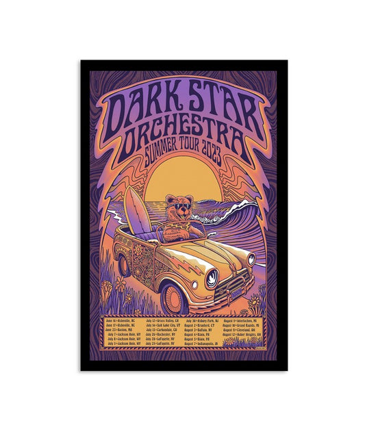 Dark Star Orchestra June July August Summer Tour 2023 Poster