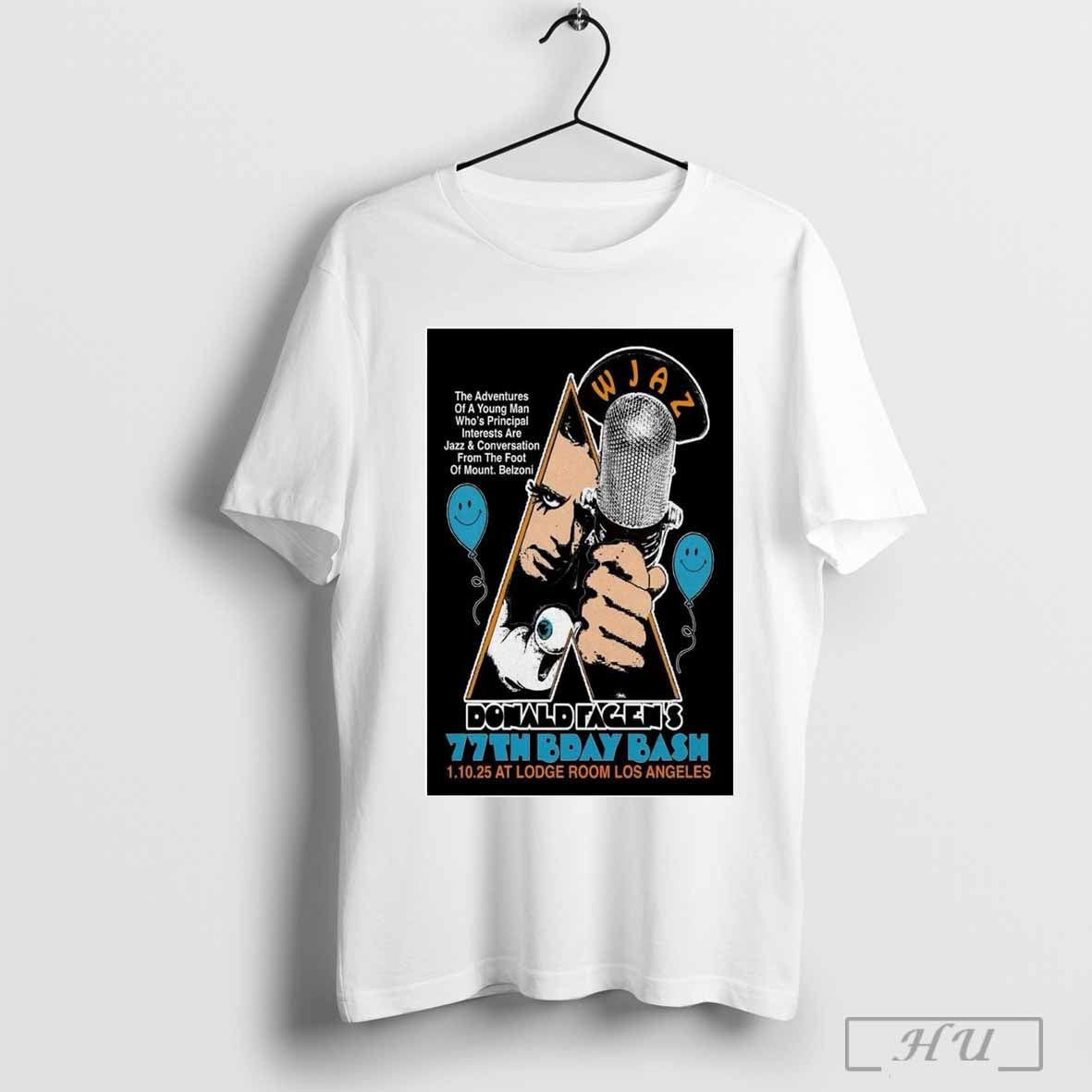 Poster Donald Fagens 77th Birthday Bash Lodge Room Highland Park In Los Angeles Ca January 10 2025 T Shirt Sweatshirt Cutom Poster Coffee Mugs Ornamen