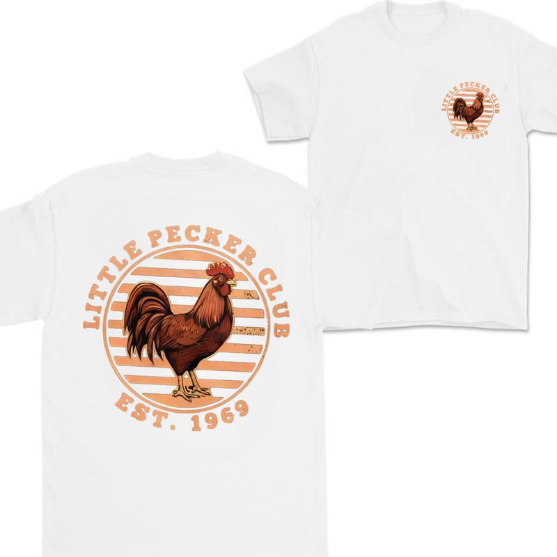 LITTLE PECKER CLUB EST.1969 T-SHIRT, VINTAGE Tee - 2 side, Gift for Men , Gift For Women