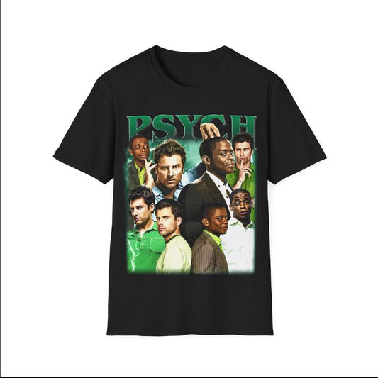 Shawn and Gus Psych Tv Show V2 Vintage T-Shirt, Gift For Fans T-Shirt, Movie shirt