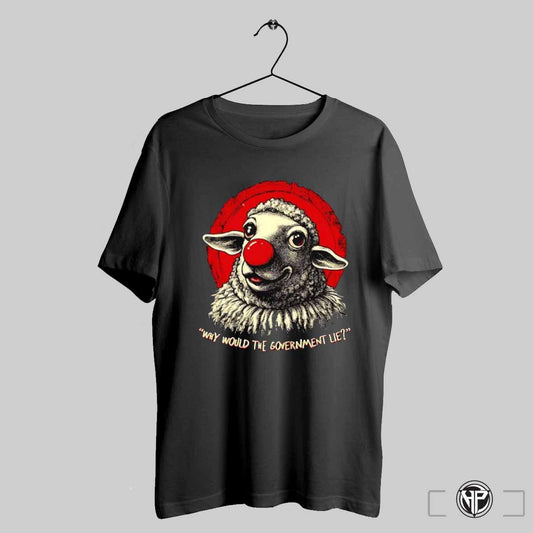 Sheep Clown Why Would The Government Lie Shirt Trending Sweatshirt