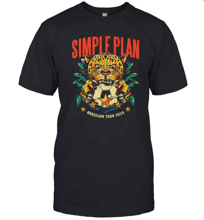 Simple Plan Brazilian Tour 2024 T-Shirt Limited