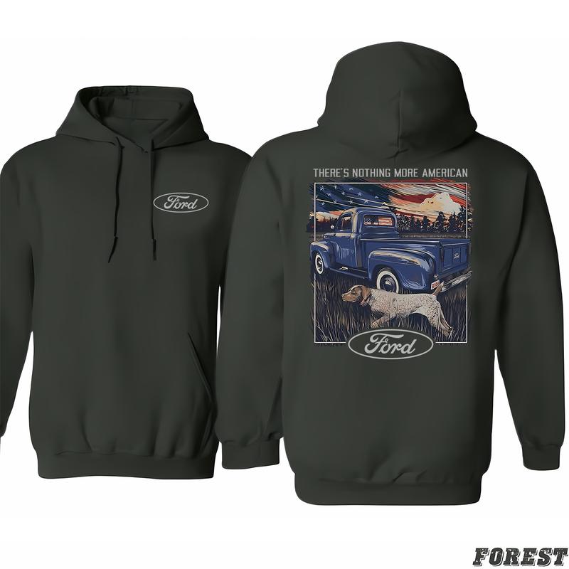 Ford - F-1 American Truck Hoodie, Pick Your Color, Unisex Design, Endless Style Possibilities, Wear It Your Way, Classic Cotton, Menswear Unisex