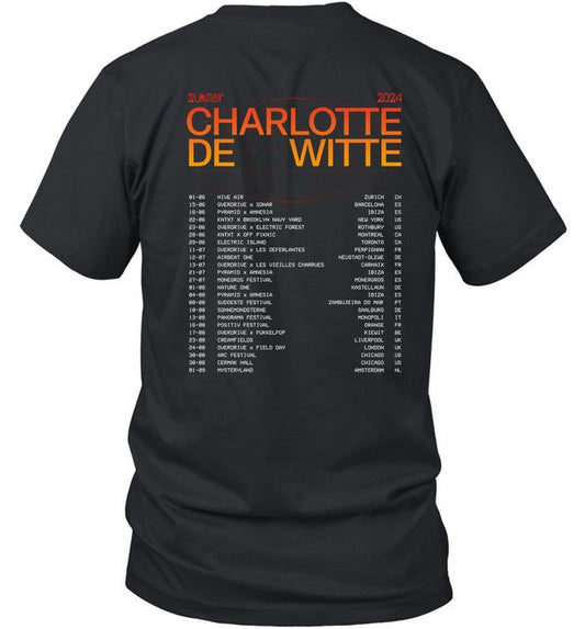 T-Shirt Charlotte De Witte Summer Tour 2024 Limited