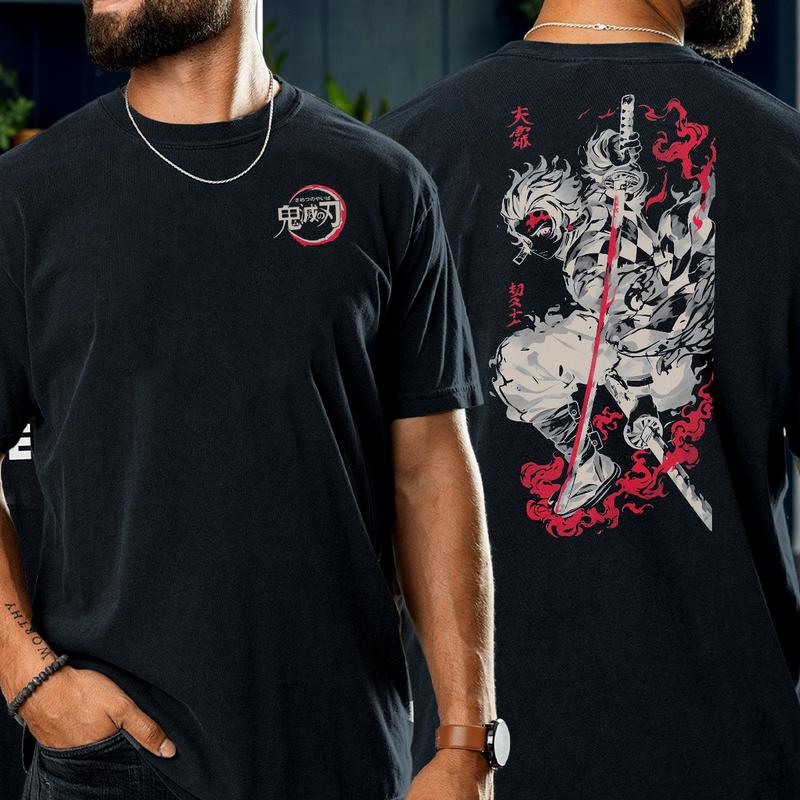 Tanjiro Kamado Water Breathing shirt, Demon Slayer t-shirt, Anime sweatshirt hoodie, Anime lover t-shirt Menswear
