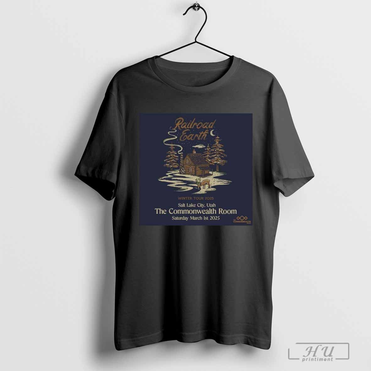 Railroad Earth Winter Tour 2025 The Commonwealth Room Poster Shirt