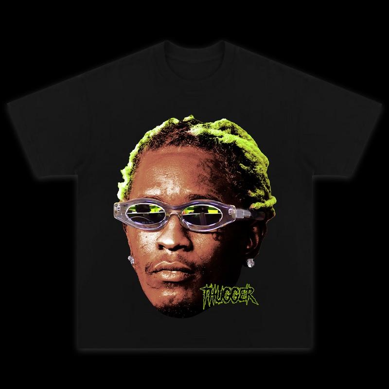 YOUNG THUG BIG FACE GRAPHIC TEE - STREETWEAR