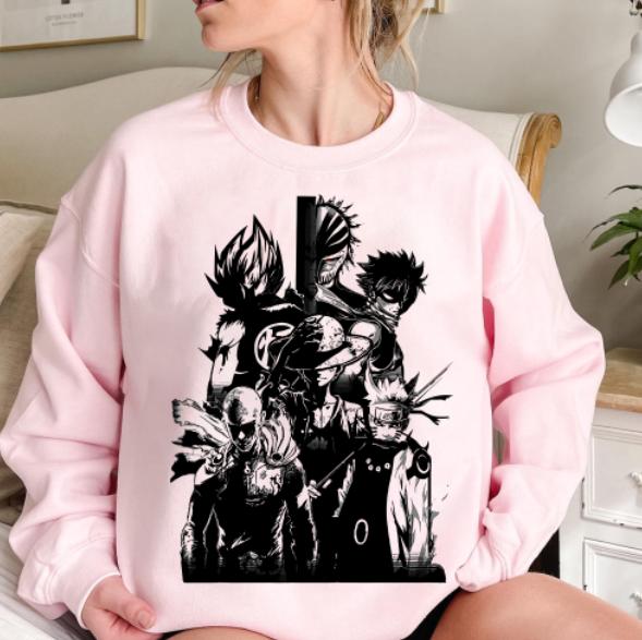 Team 6 main characters shirt sweatshirt hoodies, Dr4gonn B4lll Z Shirt, animee shirt